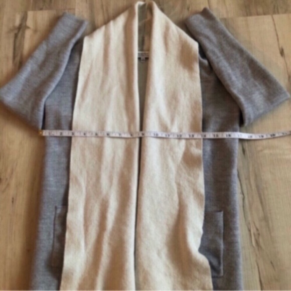 Grey & White Wool Blend Babaton Cardigan - Picture 7 of 11